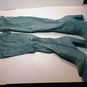 Evanna Over The Knee Thigh High Suede Boots